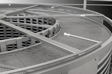 Spiral freezer cleaning Spiral freezer cleaning