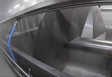 Spin chiller cleaning Spin chiller cleaning